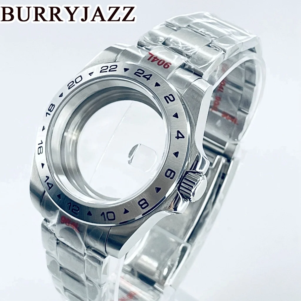 

Корпус для часов Explorer с сапфировым стеклом, застежкой Glide Lock и ремешком, для механизмов NH34, NH35, NH36, NH38, NH70, ETA 2824, PT5000, для часовщиков