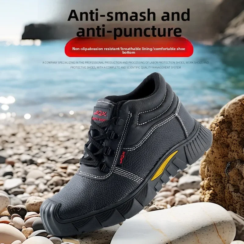 DurableNew Labor Insurance Shoes Smash-proof And Puncture-proof Not Tired After Standing For A Long Time Wear-resistant Safety S