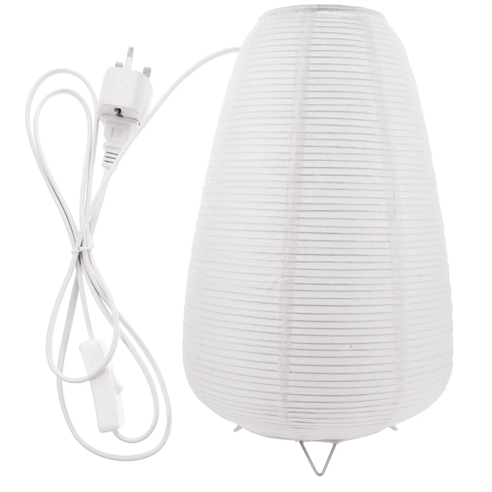

Paper Lamp Table Lamp Bedroom Japanese Lantern Rice Paper Modern Nightstand Light Foldable Small Night Light E14 Bulb Included