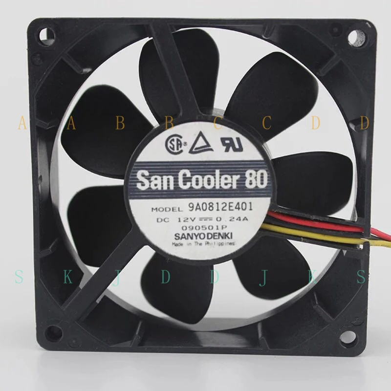 

M New 9A0812E401 12V 0.24A Fan For SANYO