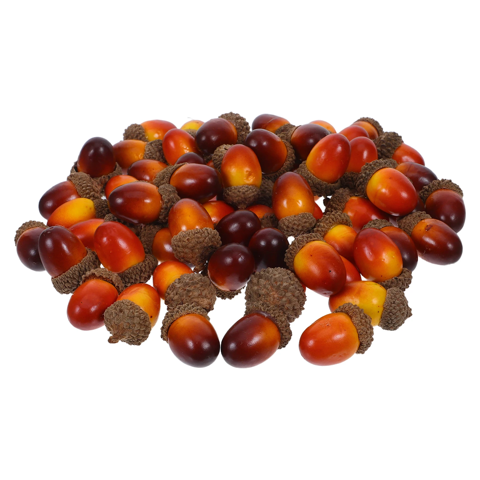 

60Pcs Artificial Acorns Realistic Foam Simulation Decorative Ornaments Fall Vase Fillers DIY Crafts Home Decor