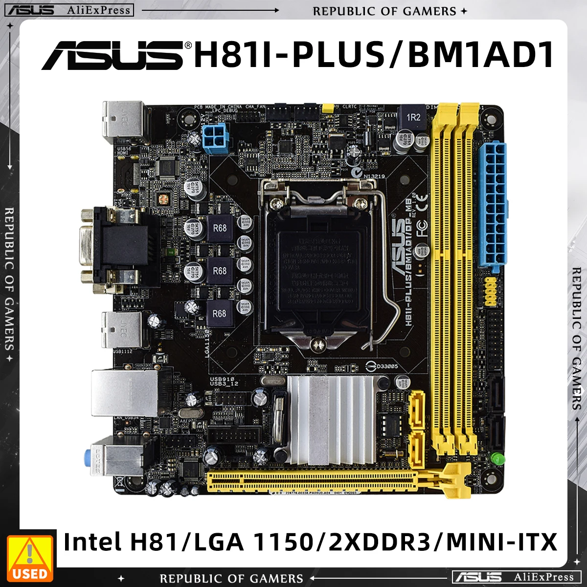 Asus H81I-PLUS/BM1A… - image