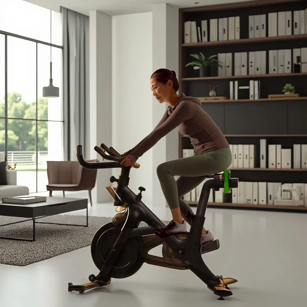 

Indoor Trainer Bike Home Gym Fitness Exercise Stationary Indoor Cycling Spin Workout Steel Stainless Steel Materials