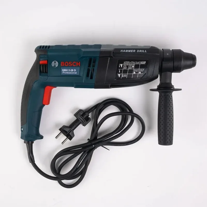 Bosch GBH2-28D Professional Grade Hammer Drill, Chisel, Adjustable Handle