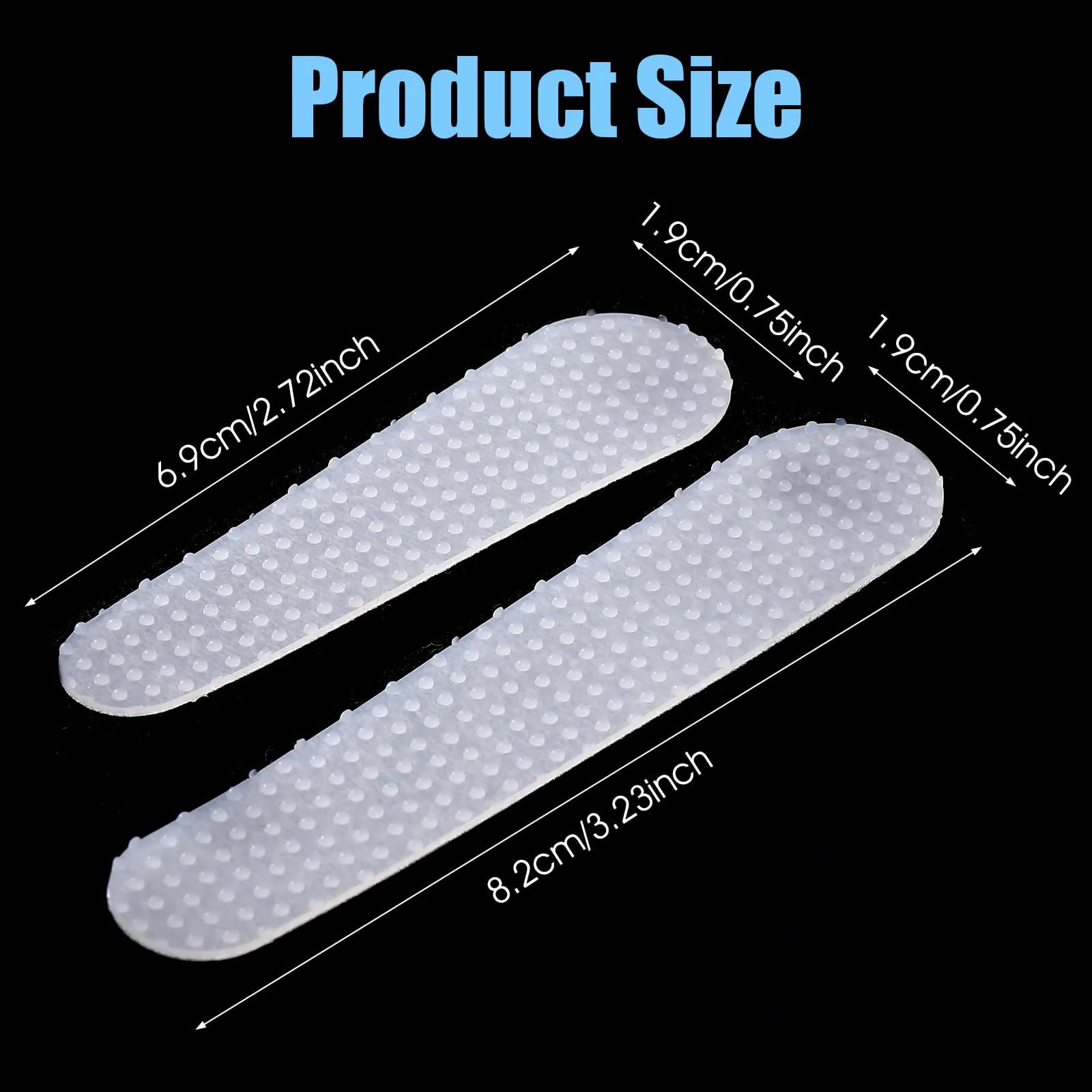 Shoulder Bag Strap Non-slip Patch Backpack Transparent Invisible Silicone Sticker Dot Bead Pattern Bag Belt Anti Slip Paster