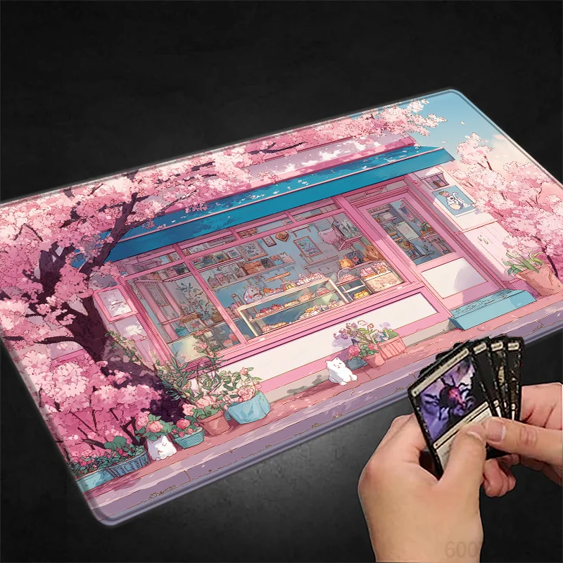 Pink Bakery Mouse Pad Large Size Rubber Base Anti-slip PC Desk Accessories Mousepad for Office and Gamer Keyboard Mats Decor Mat