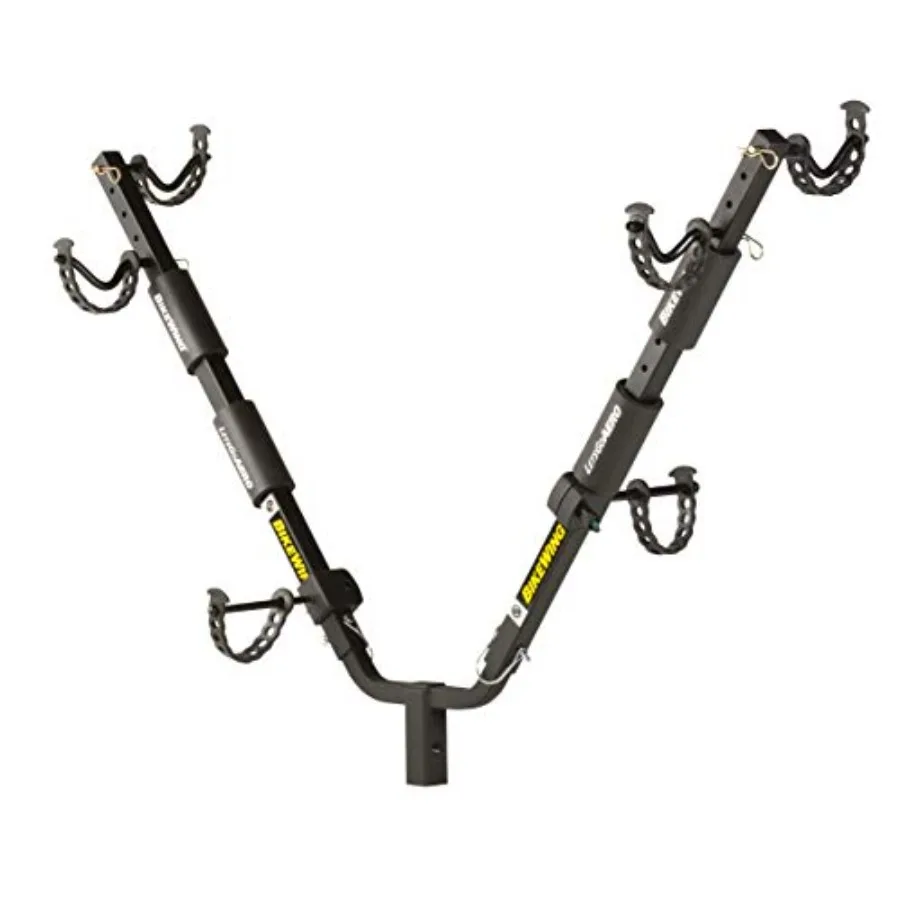 حامل رف الدراجة المزدوج من Lippert BikeWing للمقطورات ومركبات القطر 2 دراجة مهد عجلة قابل للتعديل للتحكم في التأثير #1