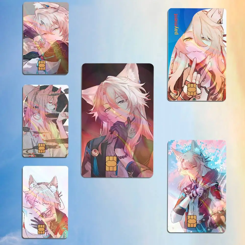 

Cerezo Kaoru Sakurayashiki Laser effect Stickers Credit Visa Debit Bank Charge Card Bus Metro Sticker Decal Decoration