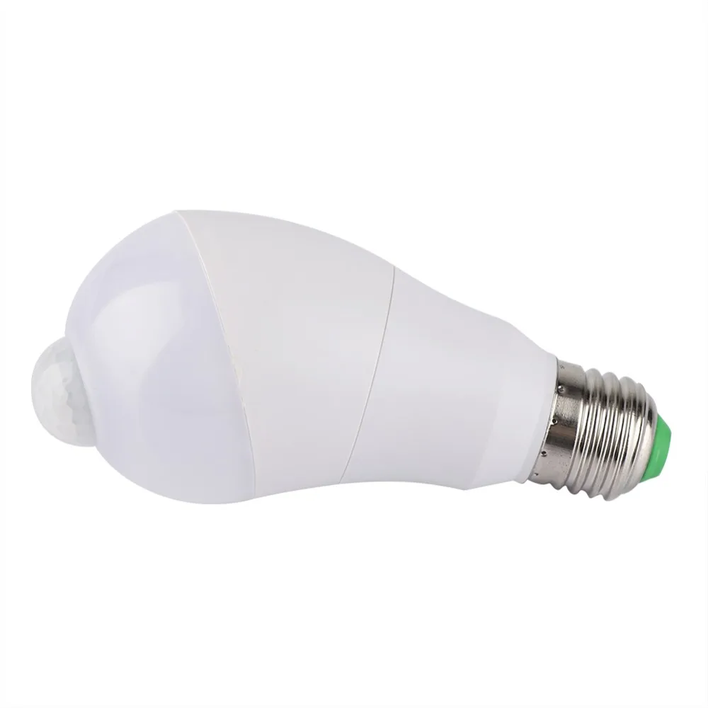 E27 Motion Sensor Light Bulb 350 Degree Rotating AC 85 - 265V LED Light Bulb 3000K - 6500K Motion Sensor Bulb Lamp Closet