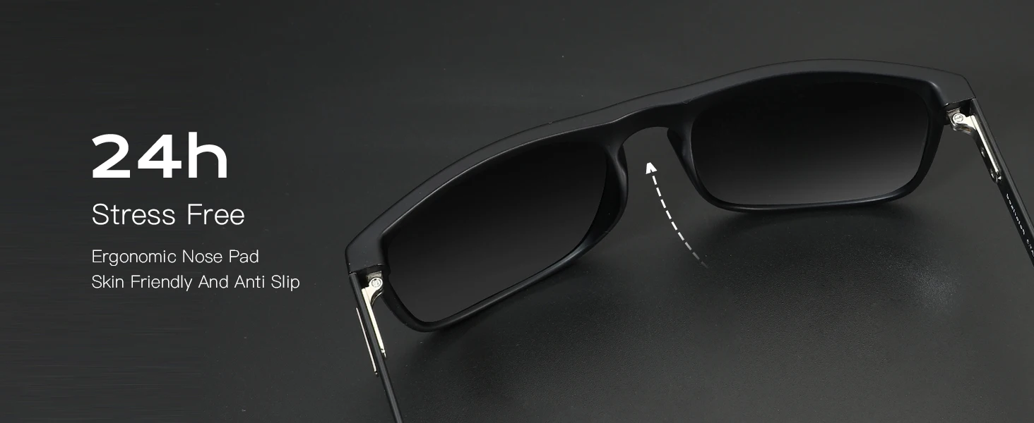 ZENOTTIC Retro-Sonnenbrille, quadratisch, polarisiert, für Herren, leicht, TR90-Rahmen, UV400-Schutz, modische Sonnenbrille, ZS3209 – Detail 11