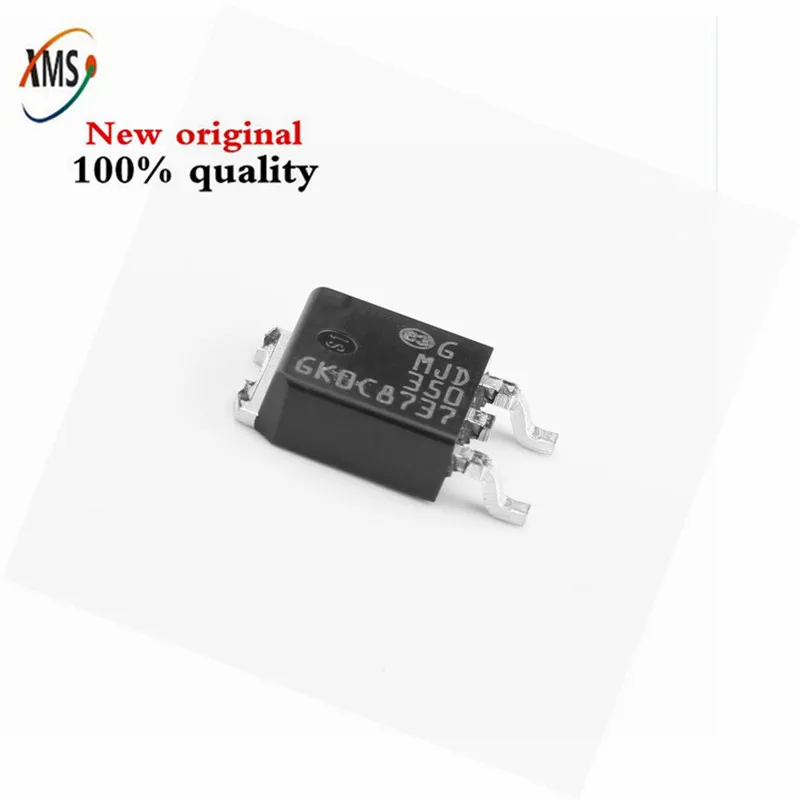 5PCS/lot MJD350T4 TO-252 MJD350 J350G 300V 500mA  New original IC