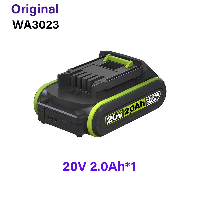 Originele 20V 2.0Ah/4.0Ah/5.0Ah Batterij voor WORX Serie Power, Toolswith LED Indicator, voor WU279.WU182.WU690.WU380S.WU231.WU533