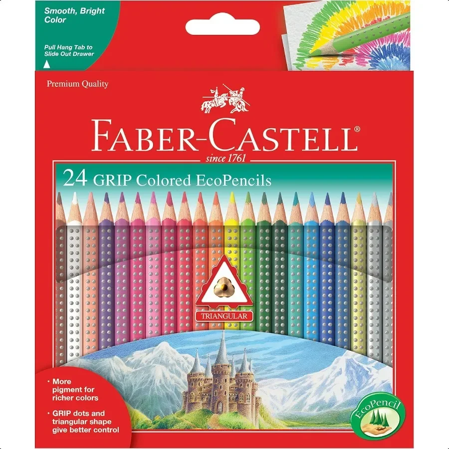 

Grip Colored EcoPencils 24 Pack Colored Pencils PreSharpened