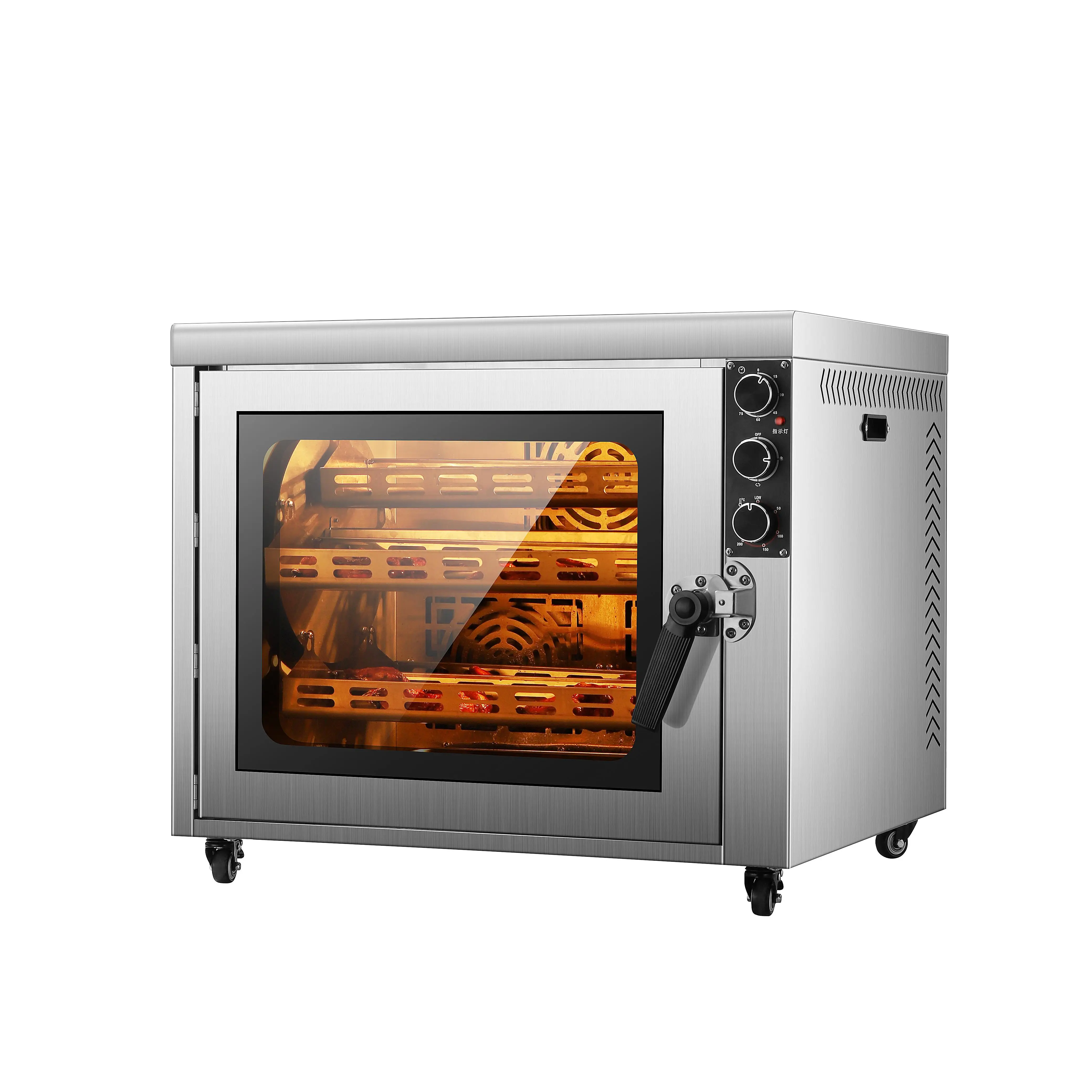 New High Capacity 120L Convection Pizza Oven 250Degrees for Restaurant Food Shop & Hotel with High Productivity Engine