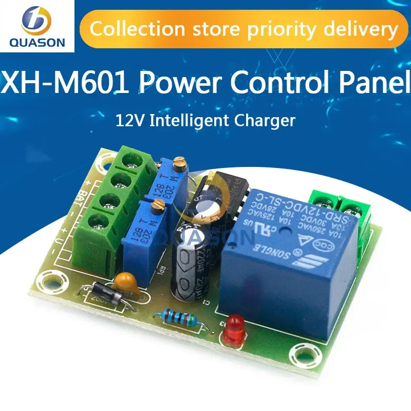 High Quality XH-M601 Battery Charging Control Board 12V Intelligent Charger Power Control Panel Automatic Charging Power