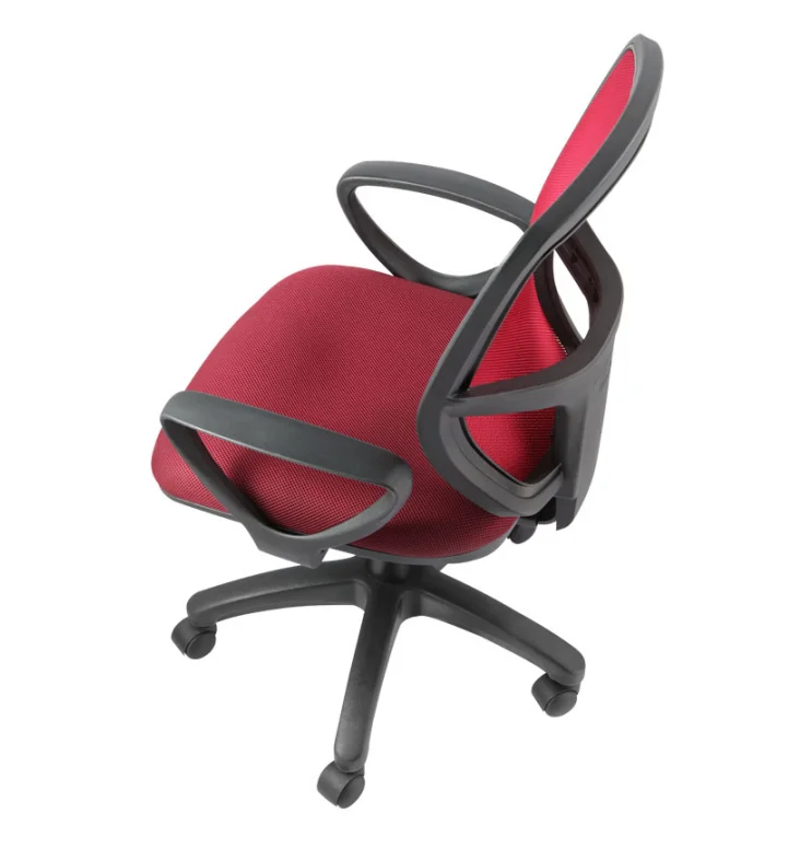 July005 Stylish Mid Back Mesh Guest Manager Office Computer Chair With Fixed Arm