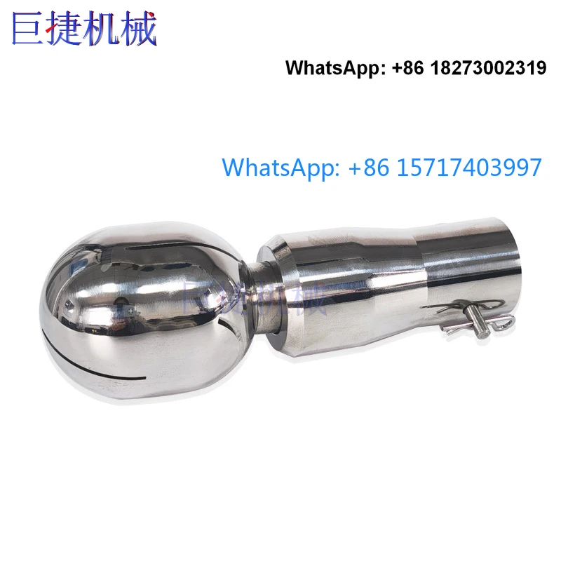 

Диаметр шарика 25 мм, внутренняя резьба, шарик для чистки CIP, 316L, санитарный вращающийся шарик для чистки, распылительная головка, штифт