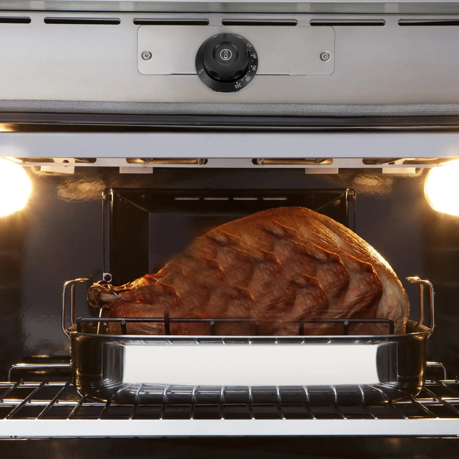 مقبض التحكم في درجة الحرارة العالمي لفرن الهواء المقلاة سخان المياه استبدال مقبض ترموستات نطاق التحكم الدقيق الموقد #1