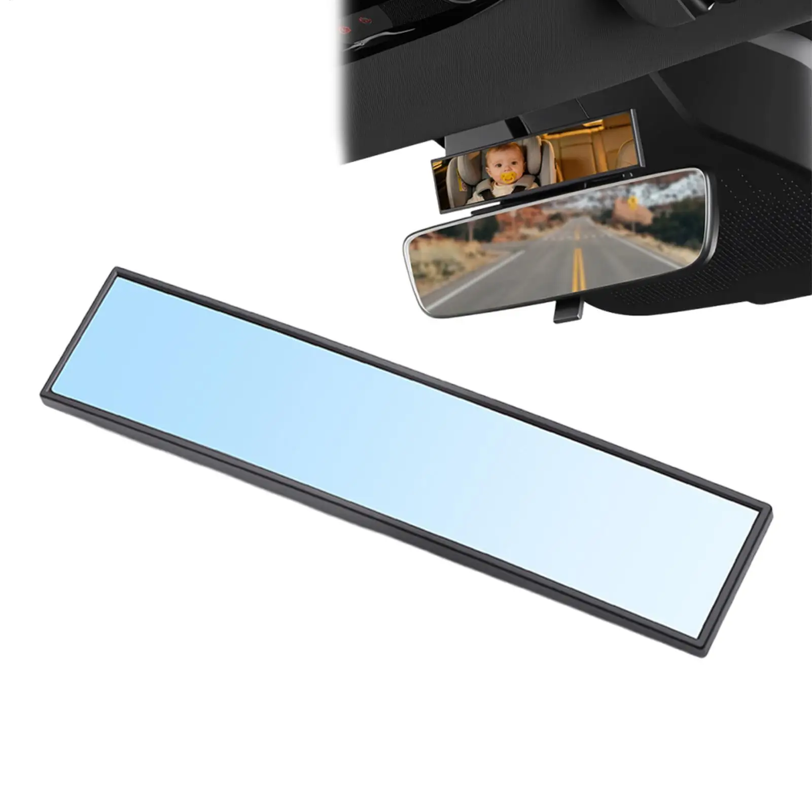 Car Interior Rearview Mirror Wide Angle Looking Glass Adjustable Rear View Mirror for Child Observation SUV Truck automobile