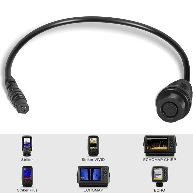 1852081-mkr-dsc-12-アダプターケーブル-4ピン-ガーミン-エコー、エコーマップ、エコーマップ-チャープ-ストライカー、ストライカー-プラス、ストライカー-ビビッド-フィッシュファインダー用
