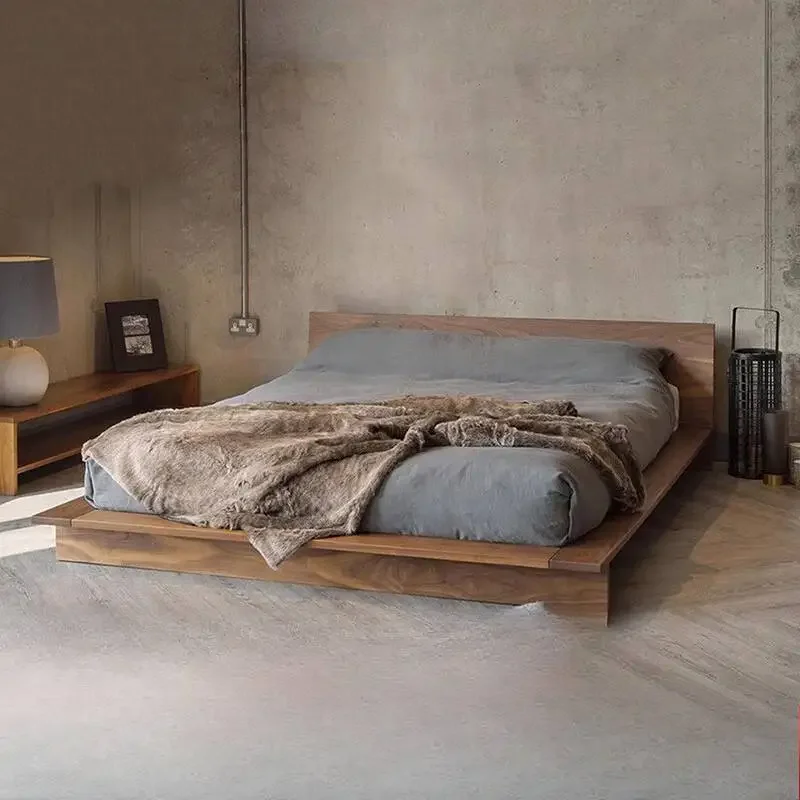 Normal Australia Double Bed Decoration Elegant Luxury Modern Double Bed Storage Floating Cama Matrimonial Furniture For Home