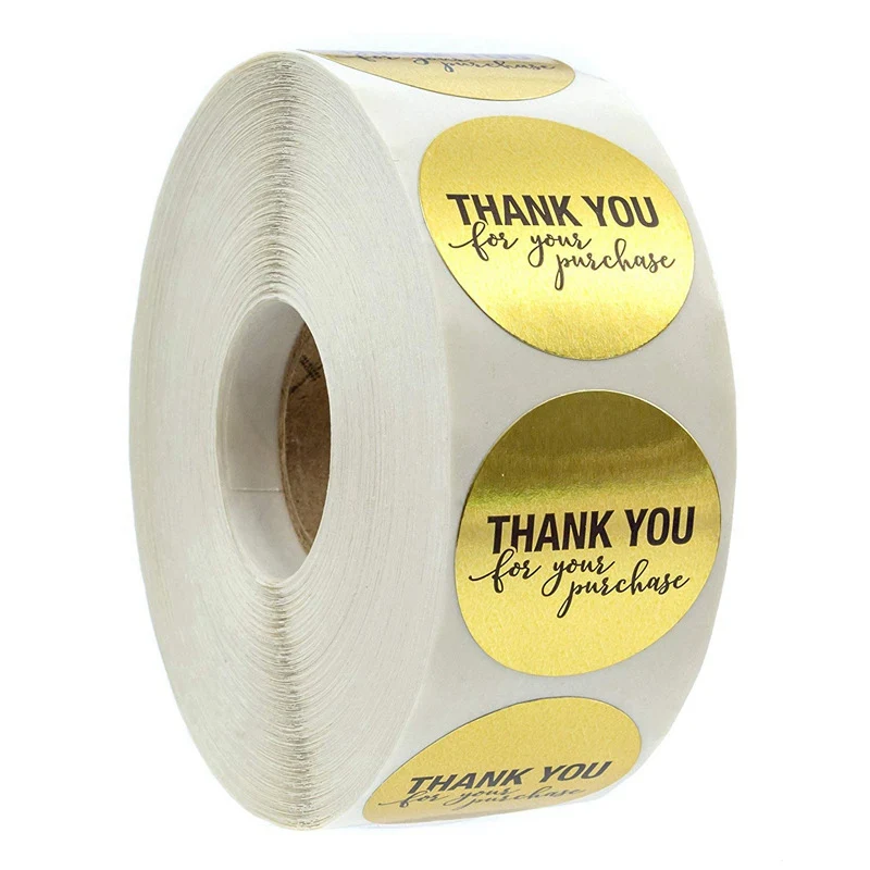 500pc Thank You for Your Order Stickers for Kids Gold Seal Label You've Got Great Taste Stationery Sticker Pretty Things Inside