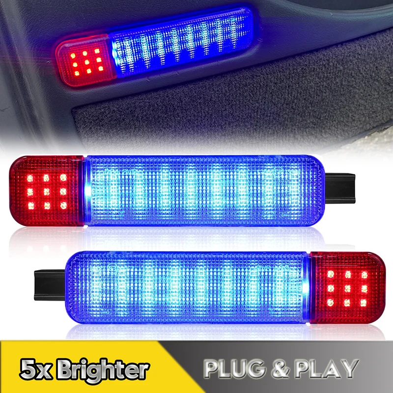 

For Chevy GMC C/K Silverado Sierra Suburban Tahoe Avalanche Yukon XL Interior Side Door Panel Lights Courtesy Reflector Light