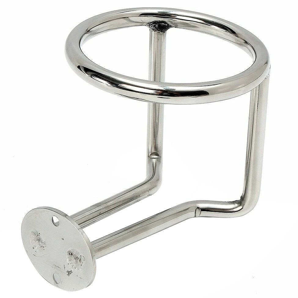 Car Ring Cup Holder Stainless Steel Water Drink Beverage Bottle Stand Holder For Marine Boat Yacht Truck Rv