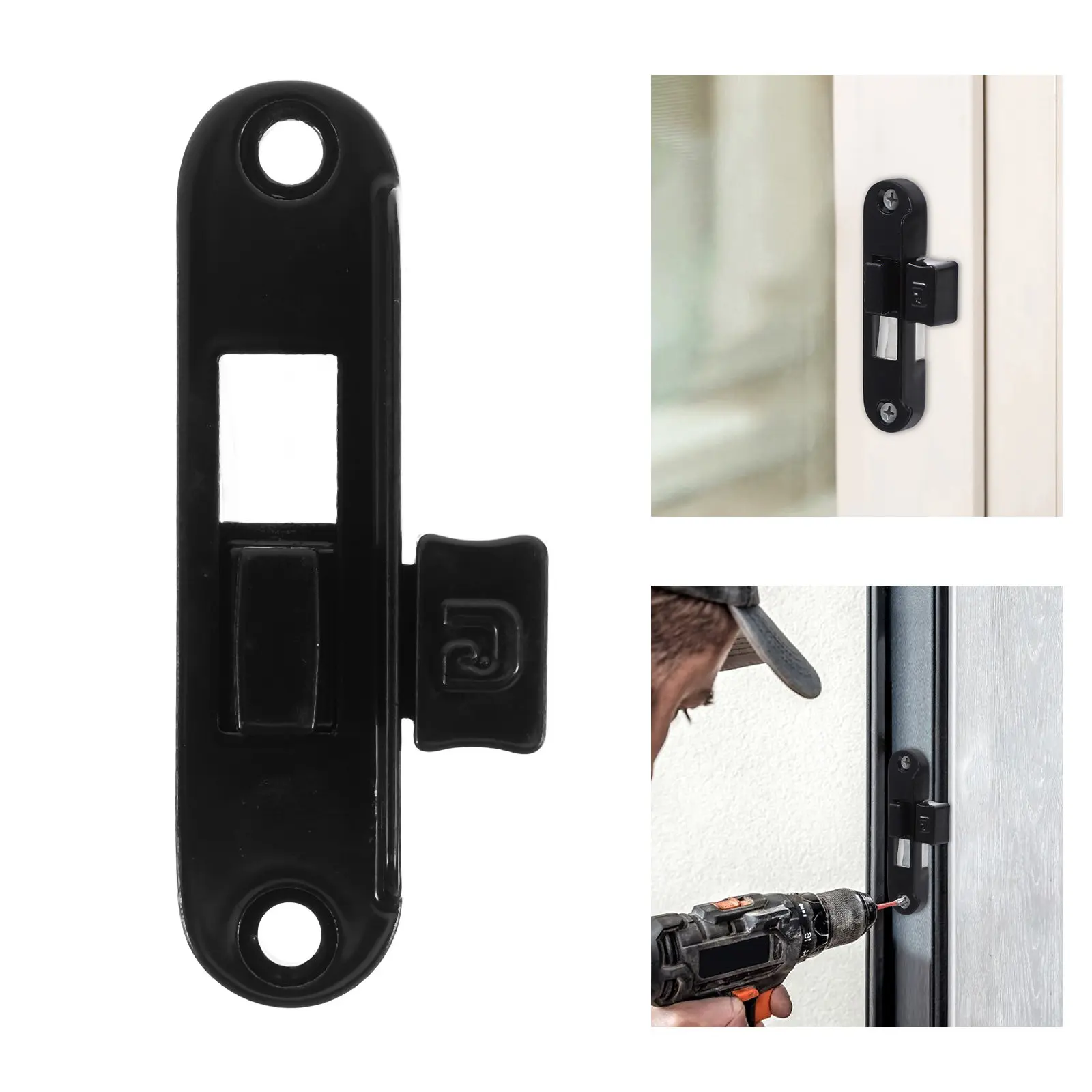 

Комплект из 1 шт. Замок-полумесяц для раздвижных окон и дверей: прочный металлический, безопасный, легко устанавливаемый, стильный, практичный, запасные части