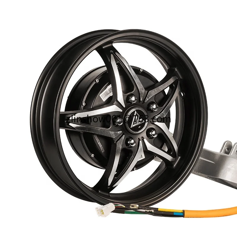 

17x4,0 дюйма 1200 Вт V1 низкоскоростной съемный обод BLDC Hub Motor для электронного мотоцикла