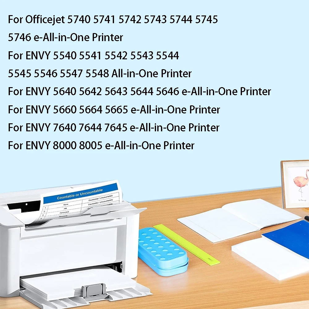 Compatible For HP 62 62XL Ink Cartridge For HP Envy 5740 5741 5742 5743 5744 5745 5746 7640 7644 7645 8000 8005  Printer