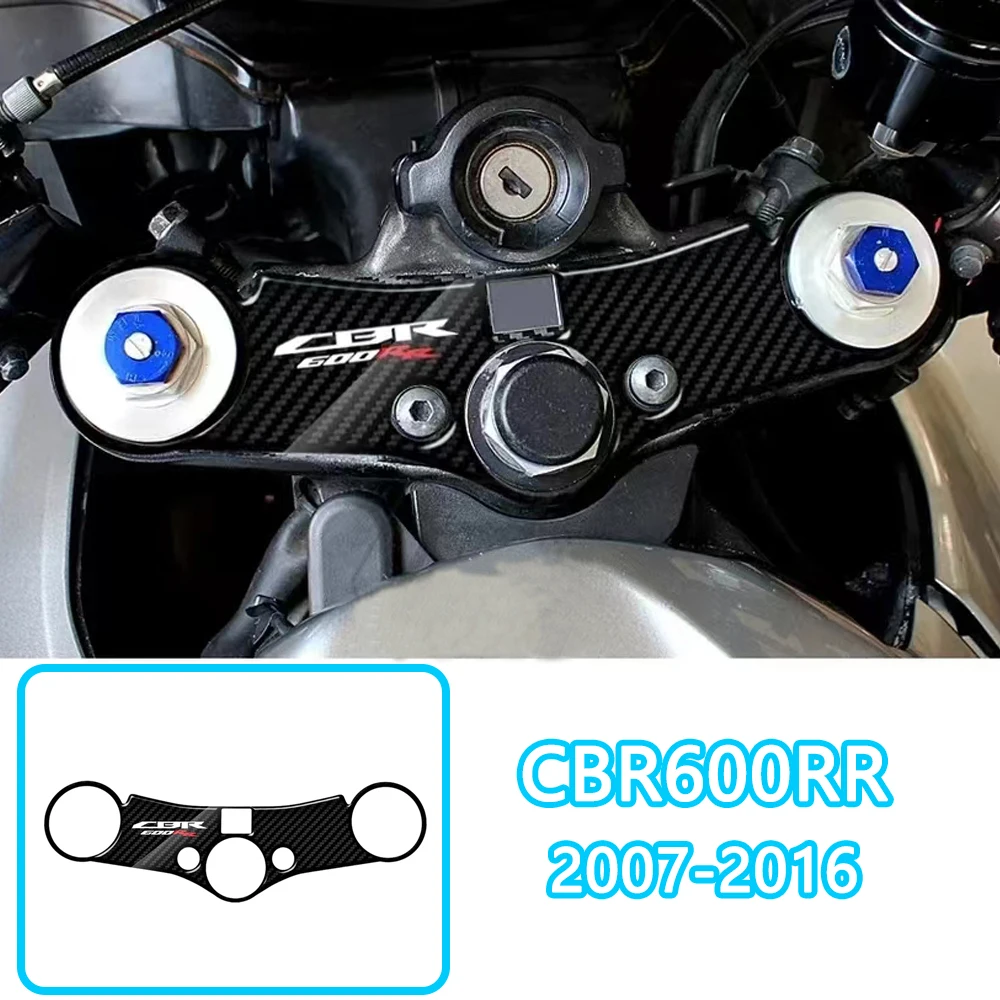 

CBR600RR Decal 3D Carbon-look Upper Triple Yoke Defender For Honda CBR600RR 2007-2016 Motorcycle Stickers