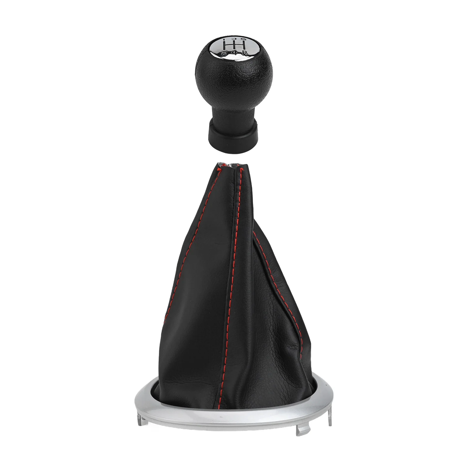 

Car Interior Shifter Cover Shift Lever Replacement Chrome Shift Knob Designed For SUZUKI Swift Enhanced Driving Experience