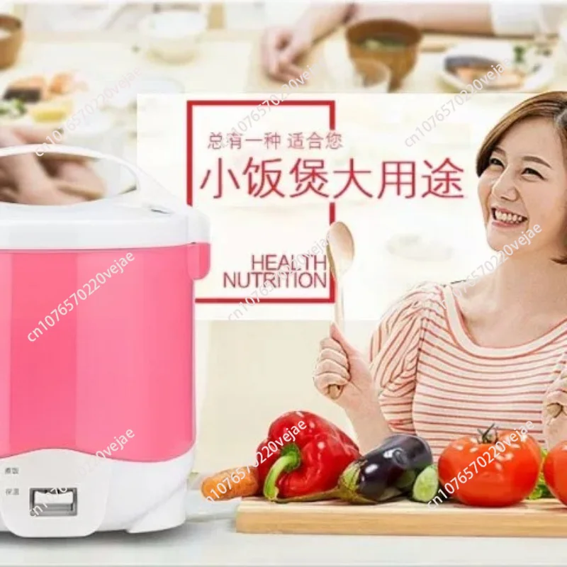 AC110-240V/DC12V/DC24V 1.5L Electric Rice Cooker Enough for Two Persons Lunch Box household/car/truck use