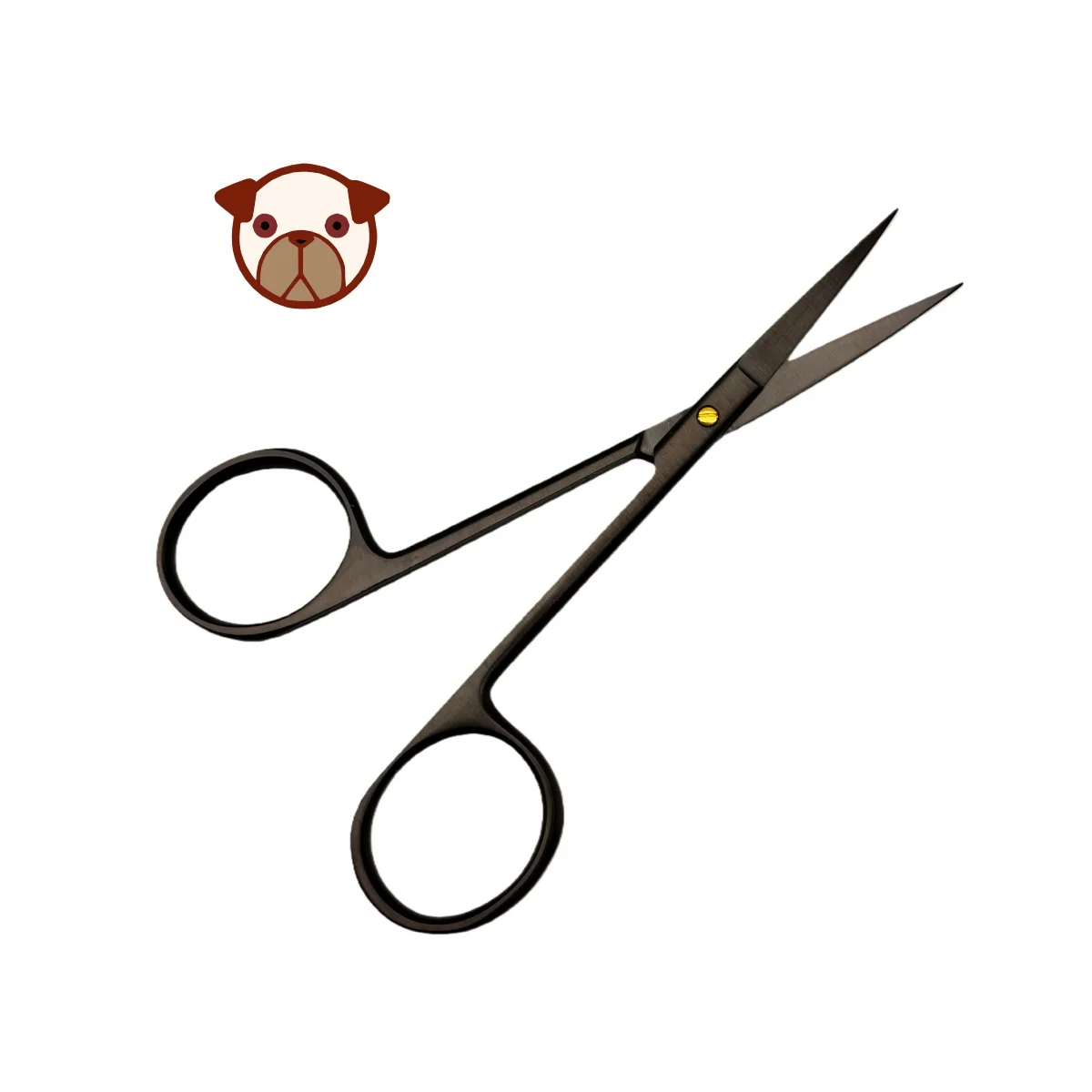 Veterinarian Tungsten Carbon Steel Precision Small Scissors Straight Tip / Curved Tip Pet Surgery Express Tissue fast shipping