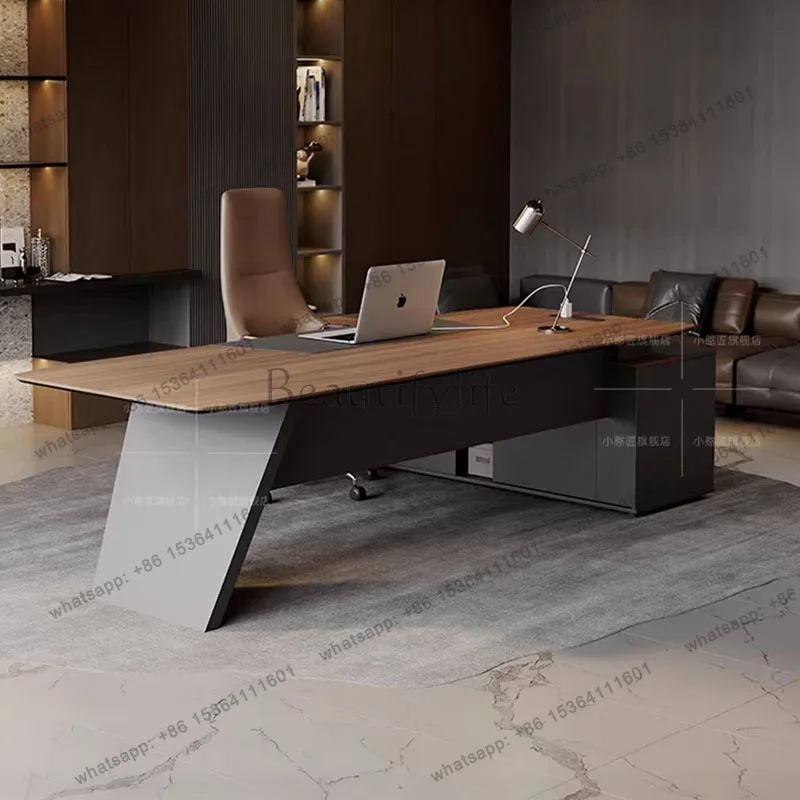 FG vintage professional office desk room decor beauty wooden Large size creative office desk fashion meuble bureau salon furnitu