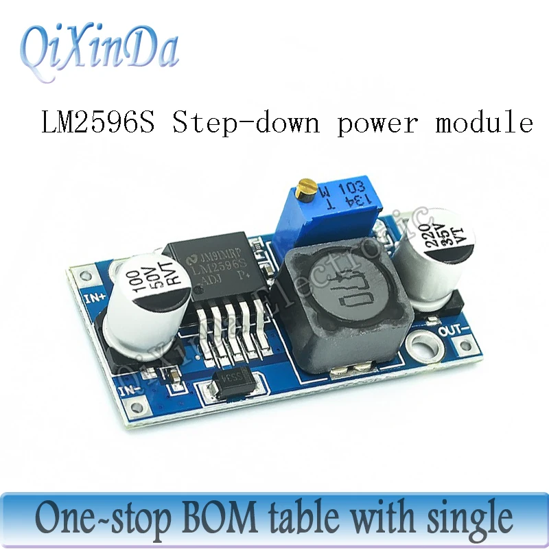 5PCS DC-DC Step Down Converter Module DC 4.0~40 to 1.3-37V Adjustable Voltage Regulator LM2596S-ADJ LM2596S LM2596 ANNUOSENCHIP