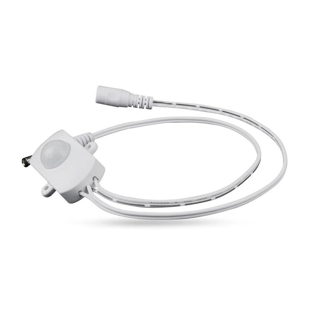 PIR Infrared Motion Detector DC 5V-24V Mini Infrared Motion Sensor Adjustable for Kitchen Cabinet Closet LED Lighting