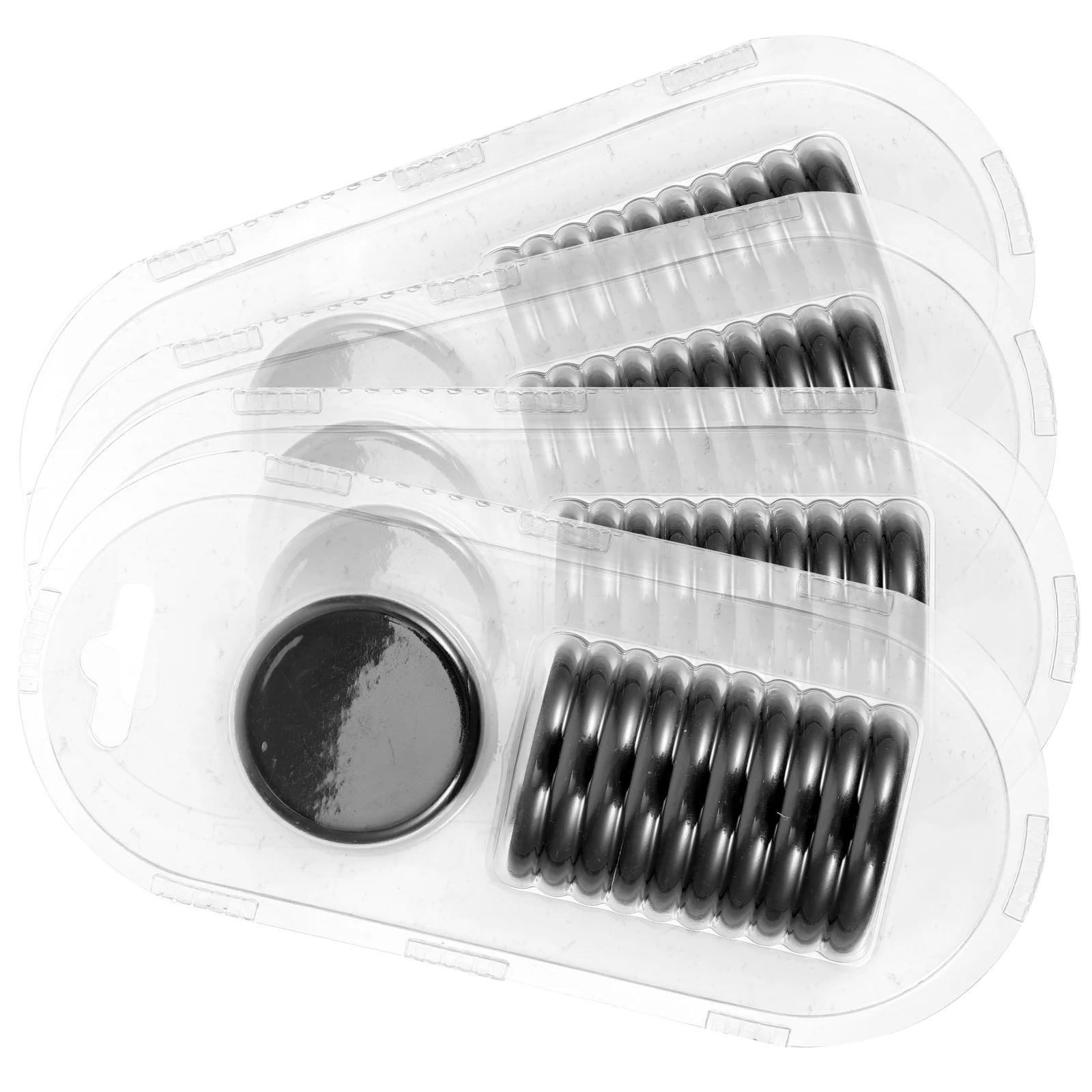 44 Pcs Binder Buckle Note Pads Plastic Discbound Expansion Discs ABS Home Office School Loose Leaf Mini Storage