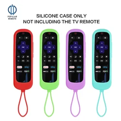 Roku Remote Case for TCL Roku TV Steaming Stick Express Silicone Protective Replacement Skin Glow in the Dark