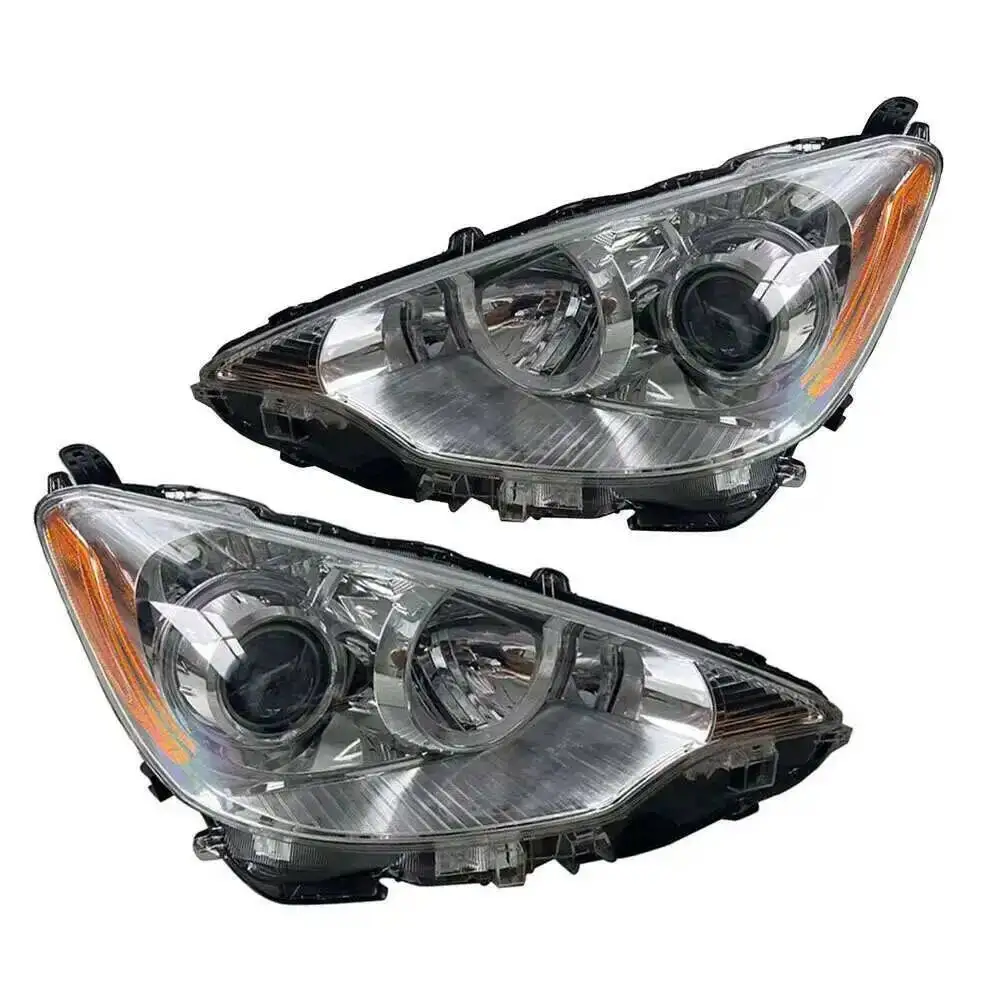 1 Pair Car Headlights Tturn Signals For Toyota Prius C 2012–2019 Aqua 2011–2021 NHP10 Automobile Headlamp 8111052E80 8115052E60