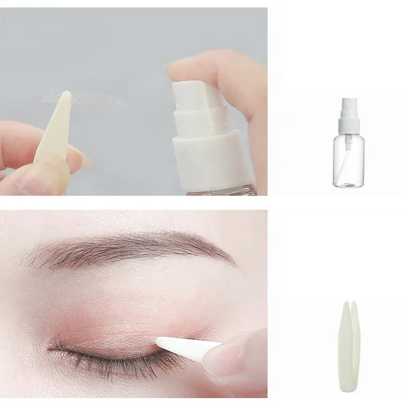 480PCS Patches for Drooping Eyelids Tape Invisible Double Eyelids Stickers Invisible Fallen Eyelids Double Eyelid Glue 2MB310