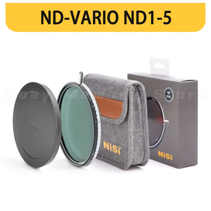 NiSi Swift可変NDフィルター True Color ND1-5 Stops 可変NDカメラ