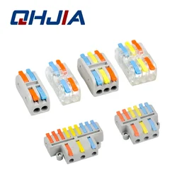 Mini Fast Wire Connector Universal Compact Splitter Lamp Wiring Cable Connector Push-in Conductor Terminal Block