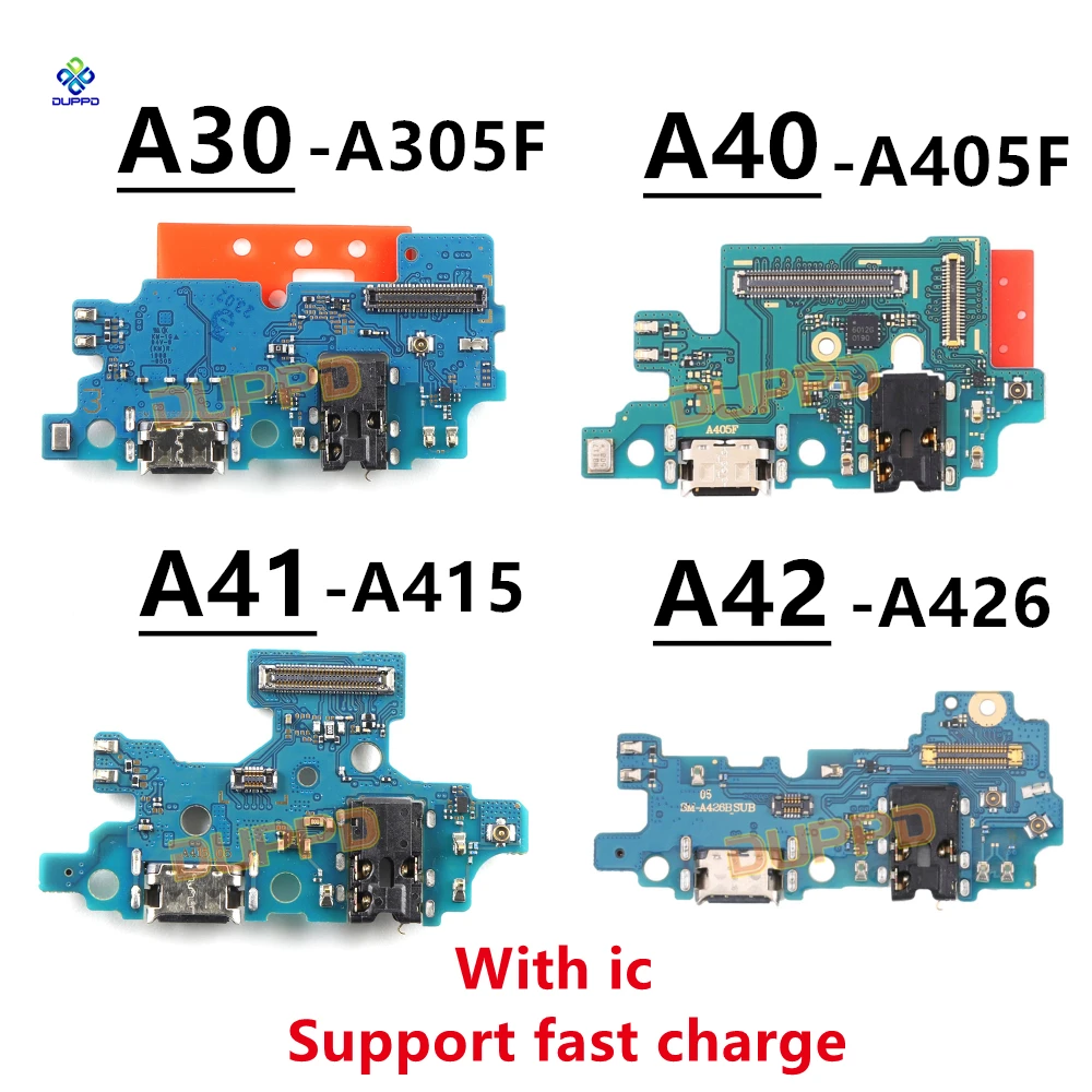 Opladen Type-C Usb Sub Connector Board Dock Flex Kabel Voor Samsung Galaxy A30 A305F A40 A405F A41 A415 a42 5G A426