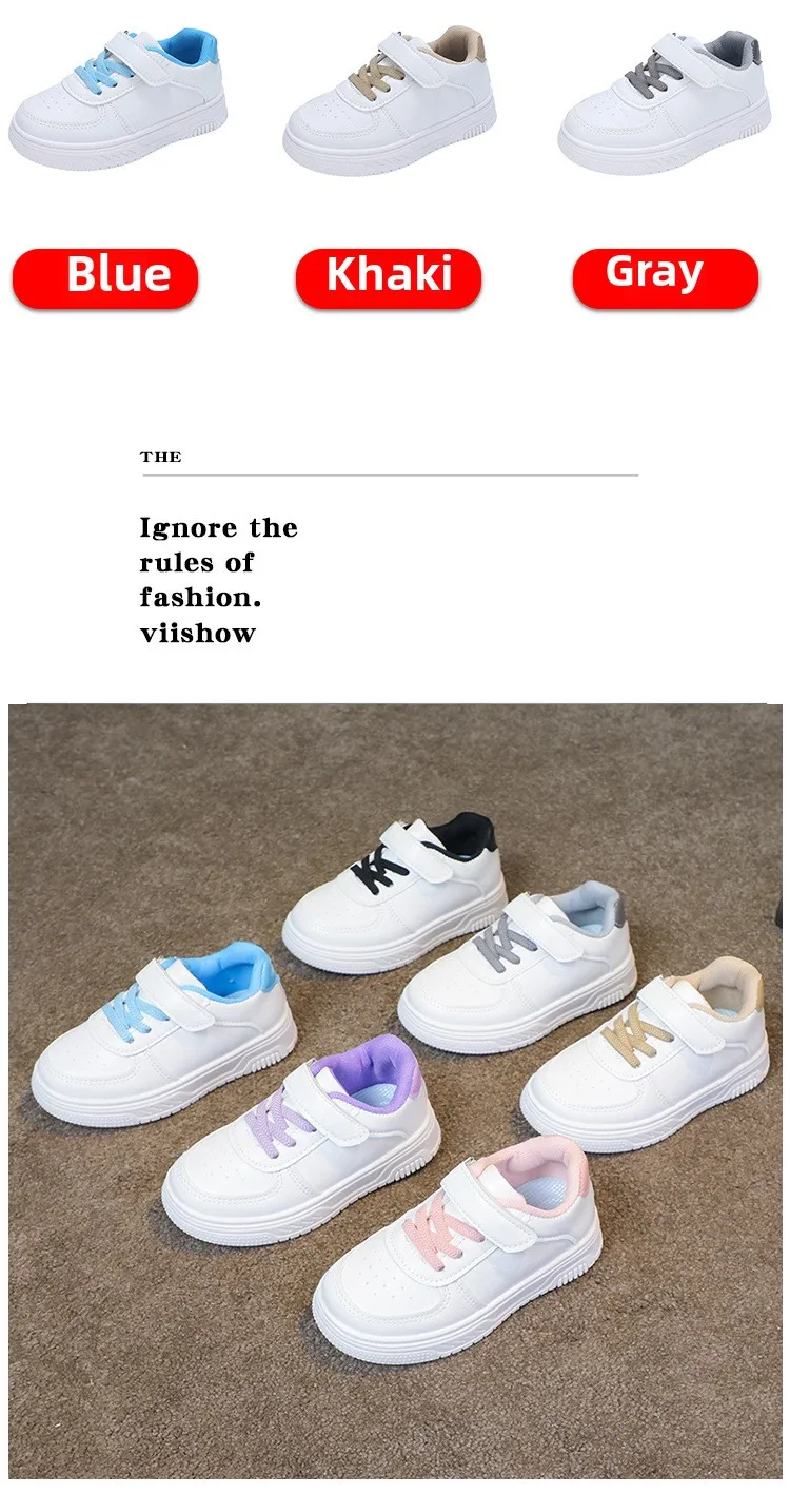 2026 Herbst Kinder Barfußschuhe mit breiter Zehenbox für Jungen und Mädchen – Minimalistische Sneaker aus leichtem Kunstleder mit Klettverschluss – Detail 4