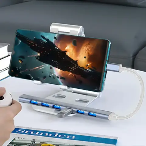 7 पोर्ट USB हब USB C USB 3.0 हब 7-इन-1 टाइप C मल्टी-पोर्ट USB स्प्लिटर OTG अडैप्टर USB अडैप्टर Macbook Pro Air PC लैपटॉप के लिए 10 best sales यूएसबी 3.0 हब - №9