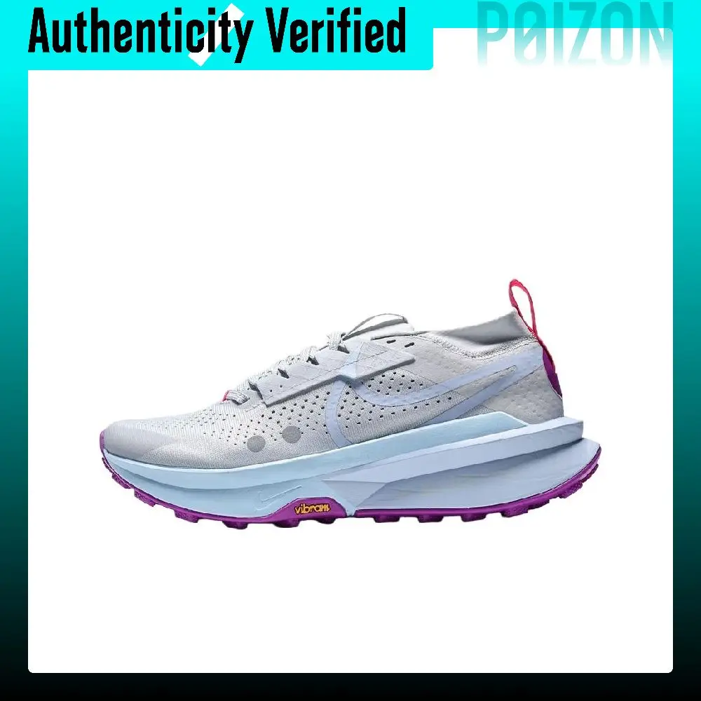 Nike Zegama Trail 2 Casual Running Shoes Men's Gray Blue FD5190-014