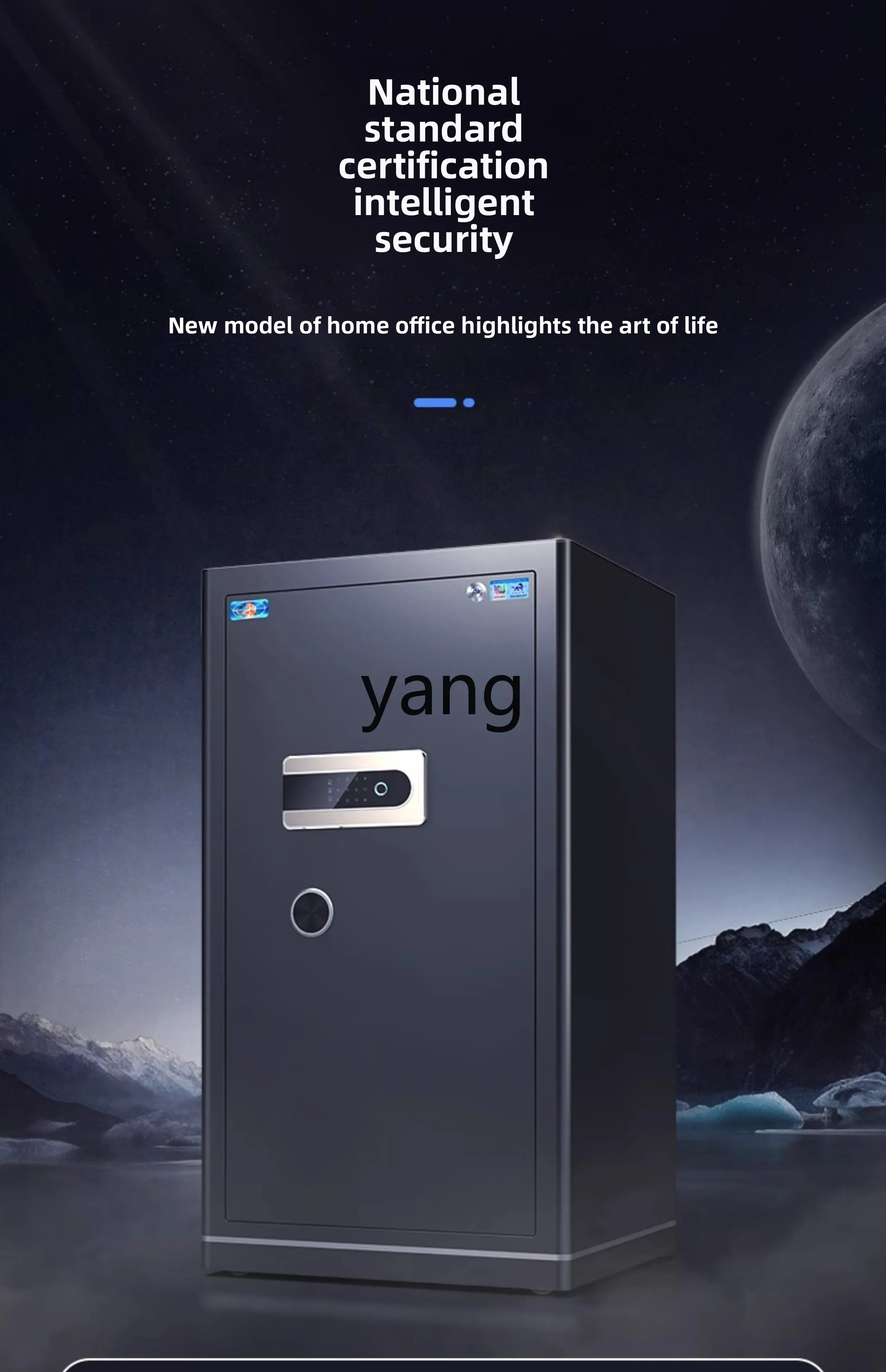 Lmm Safe Large Home Office Fingerprint Password Safe