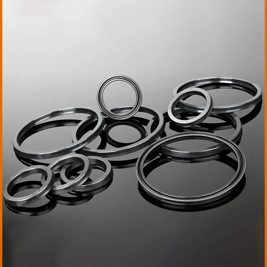 1Pcs Rubber Hydraulic Cylinder Oil Sealing Ring USH/U/Y Type Shaft Hole General Sealing Ring Gasket ID 11.2-50mm  OD 19.2-60mm